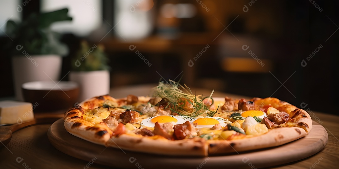 Deliciosa pizza portuguesa