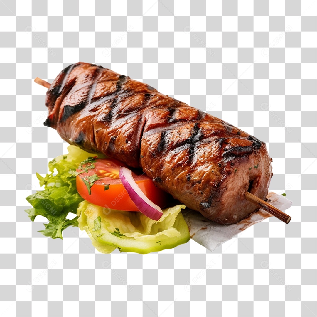 Churrasco Carne Assada PNG Transparente