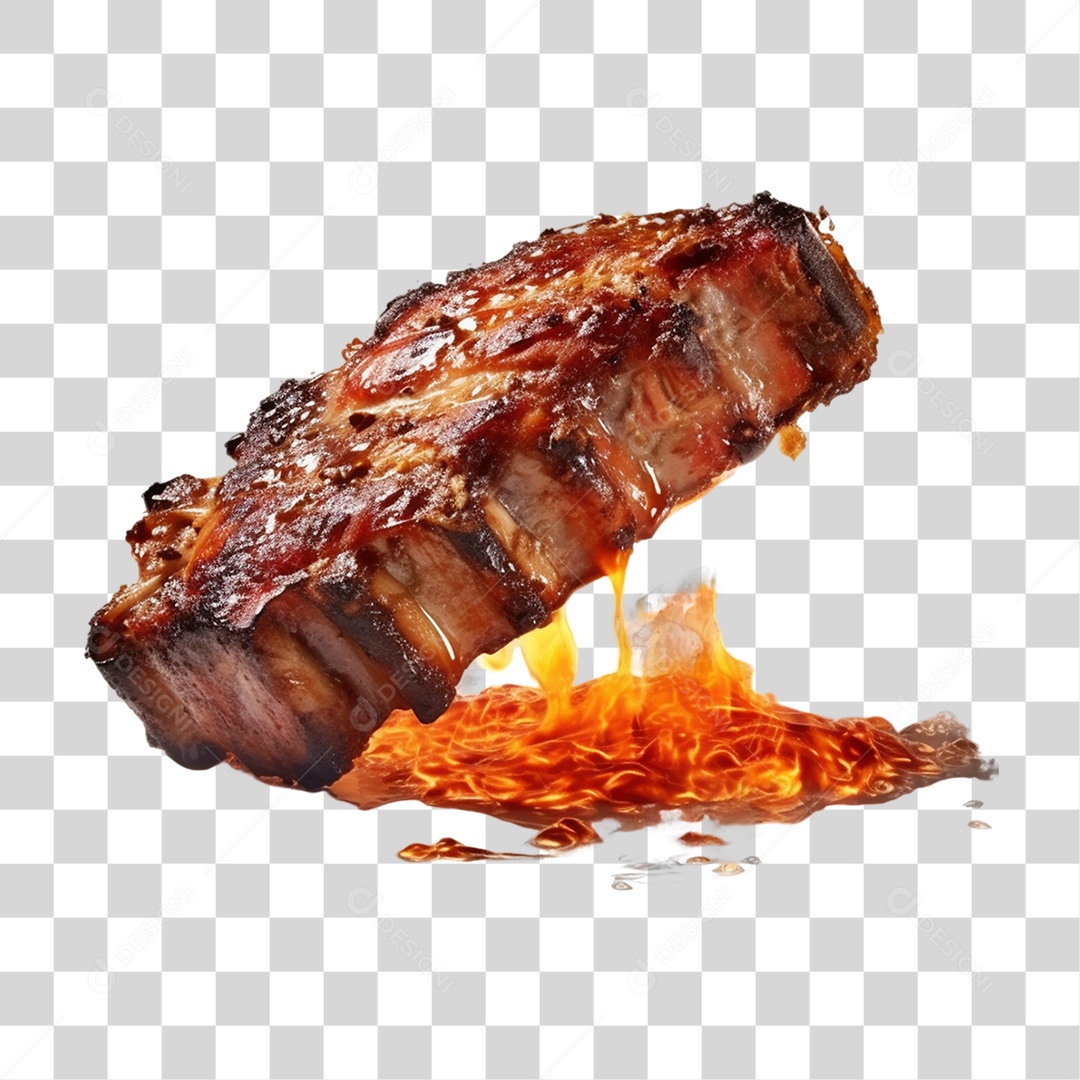 Churrasco Carne Assada PNG Transparente