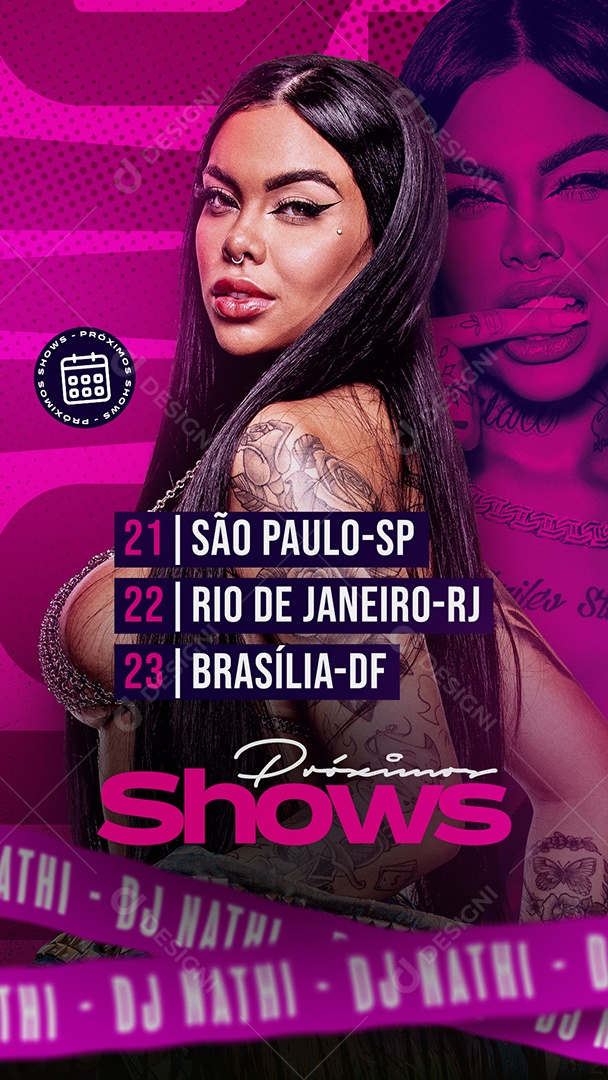 Shows Flyer Social Media PSD Editável