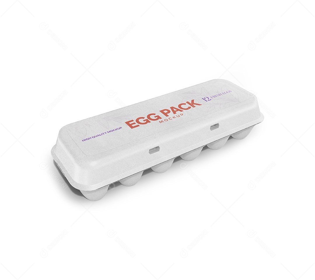Mockup de Caixa de Ovo PSD Editável