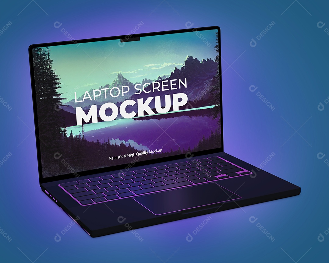 Mockup de Computador PSD Editável