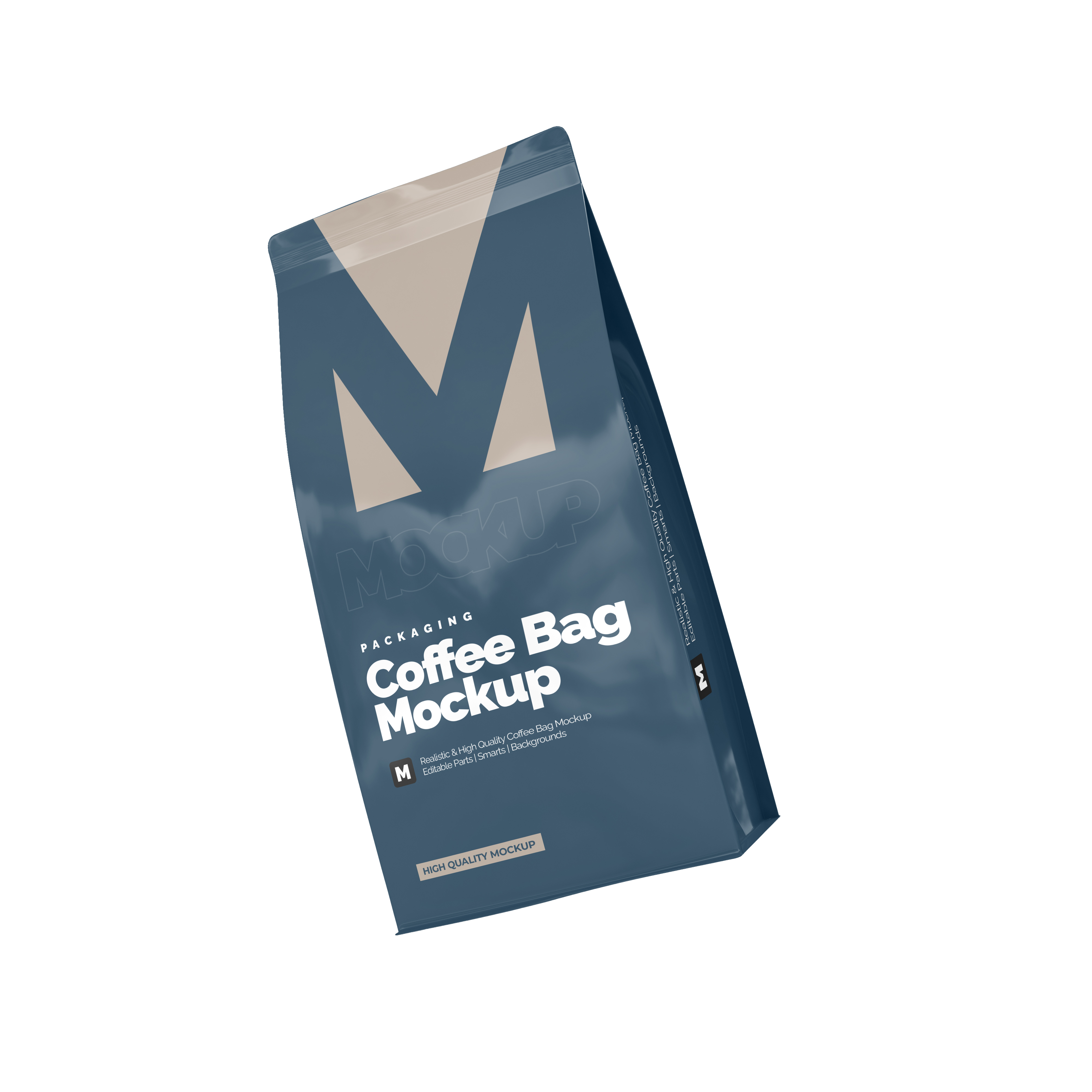 Mockup de Embalagem de Café PSD Editável