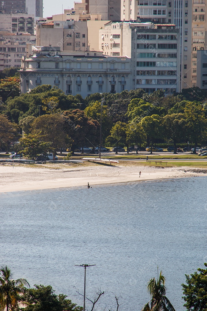 Vista da enseada de Botafogo, no Rio de Janeiro.