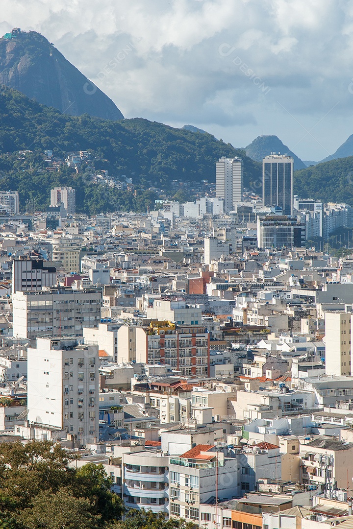 Vista do bairro de Copacabana, no Rio de Janeiro.