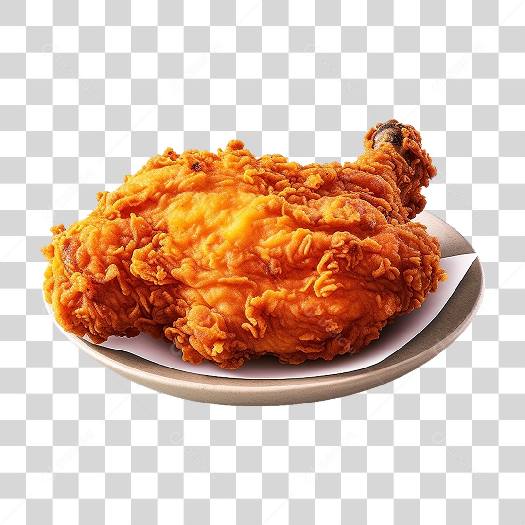 Frango Frito PNG Transparente