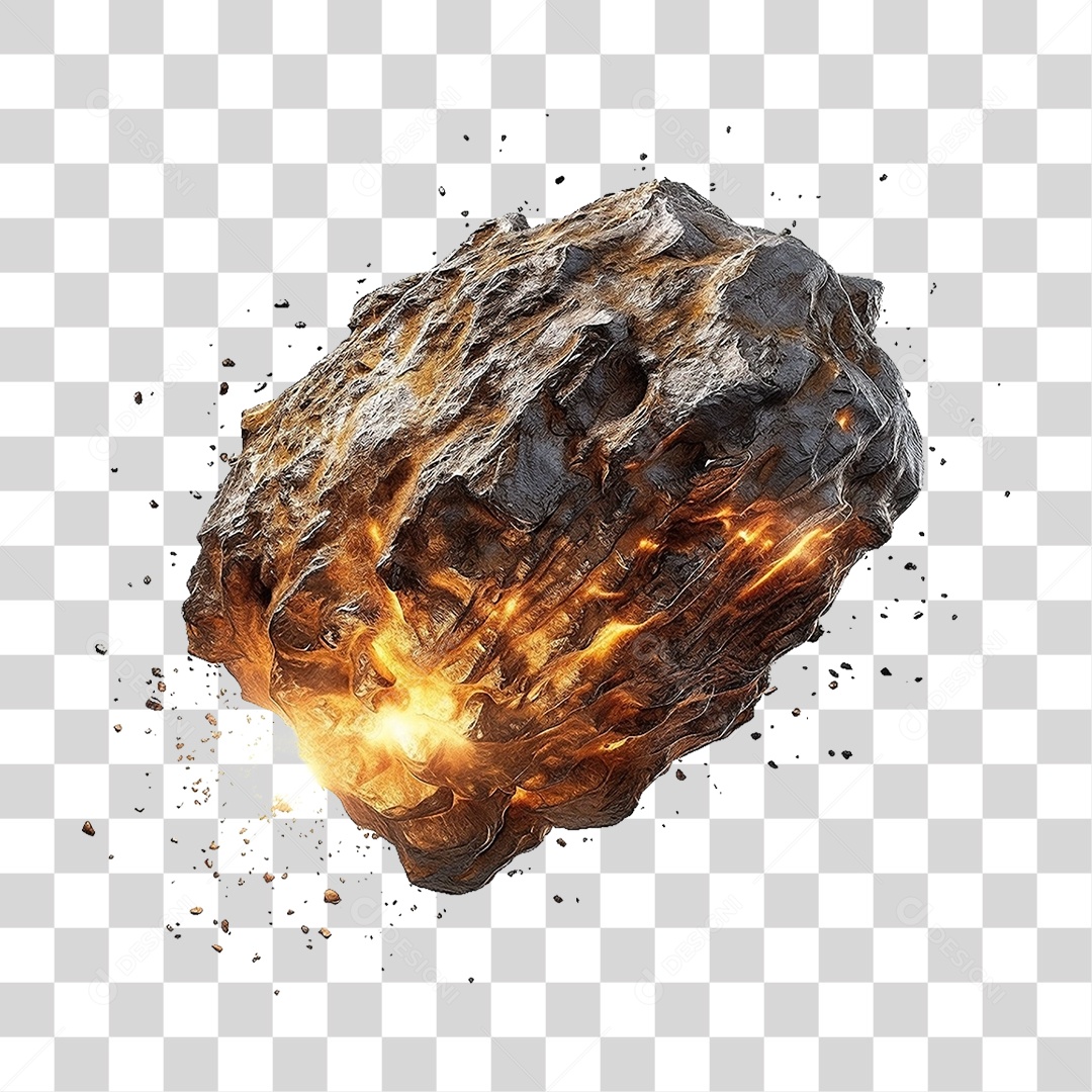 Pedra Meteoro PNG Transparente