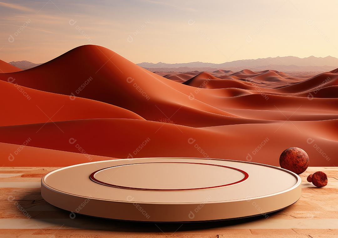 Forma de cilindro cortado com serra de madeira redonda em fundo bege abstrato