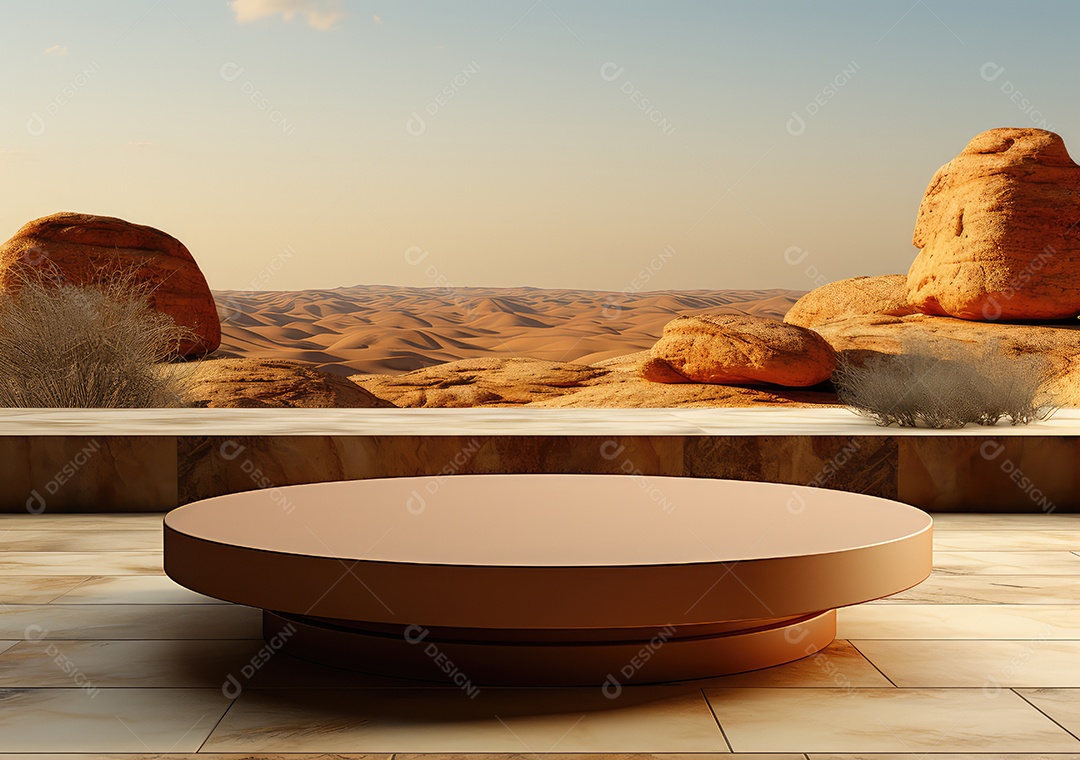 Forma de cilindro cortado com serra de madeira redonda em fundo bege abstrato