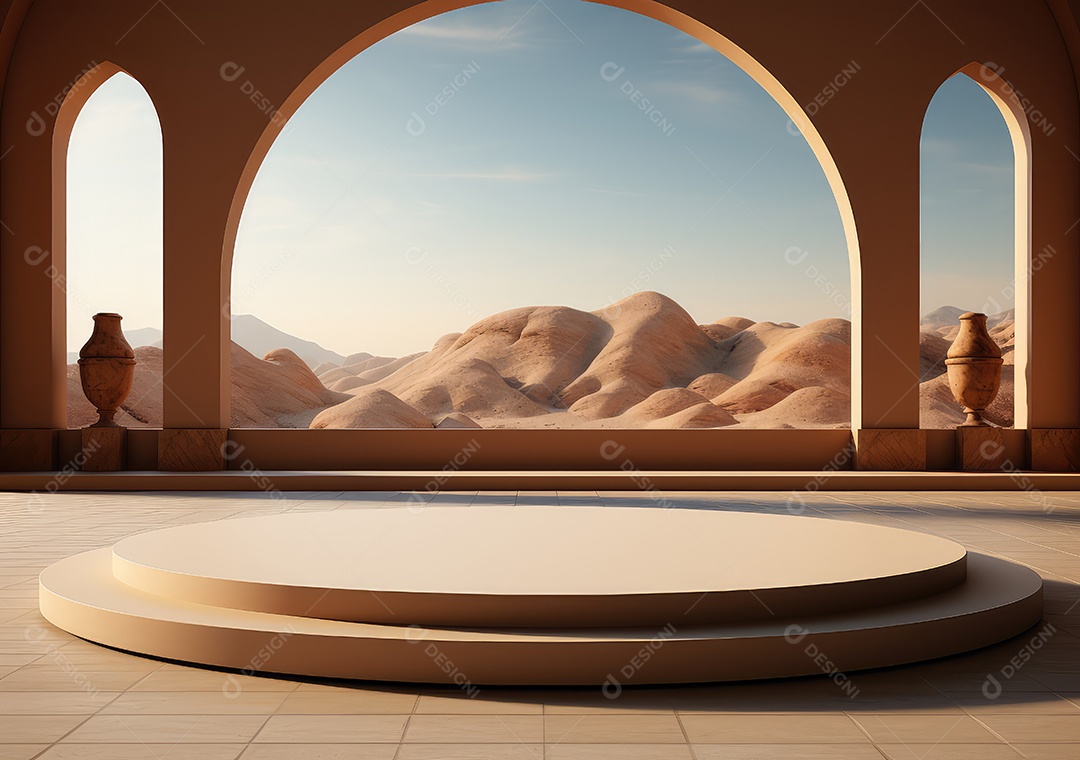 Fundo cenário apresentação exibição pódio podium background inteligência artificial IA imagem JPG