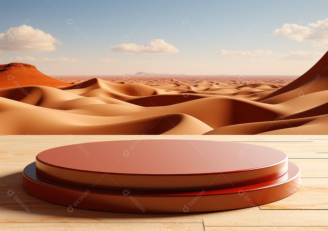 Forma de cilindro cortado com serra de madeira redonda em fundo bege abstrato
