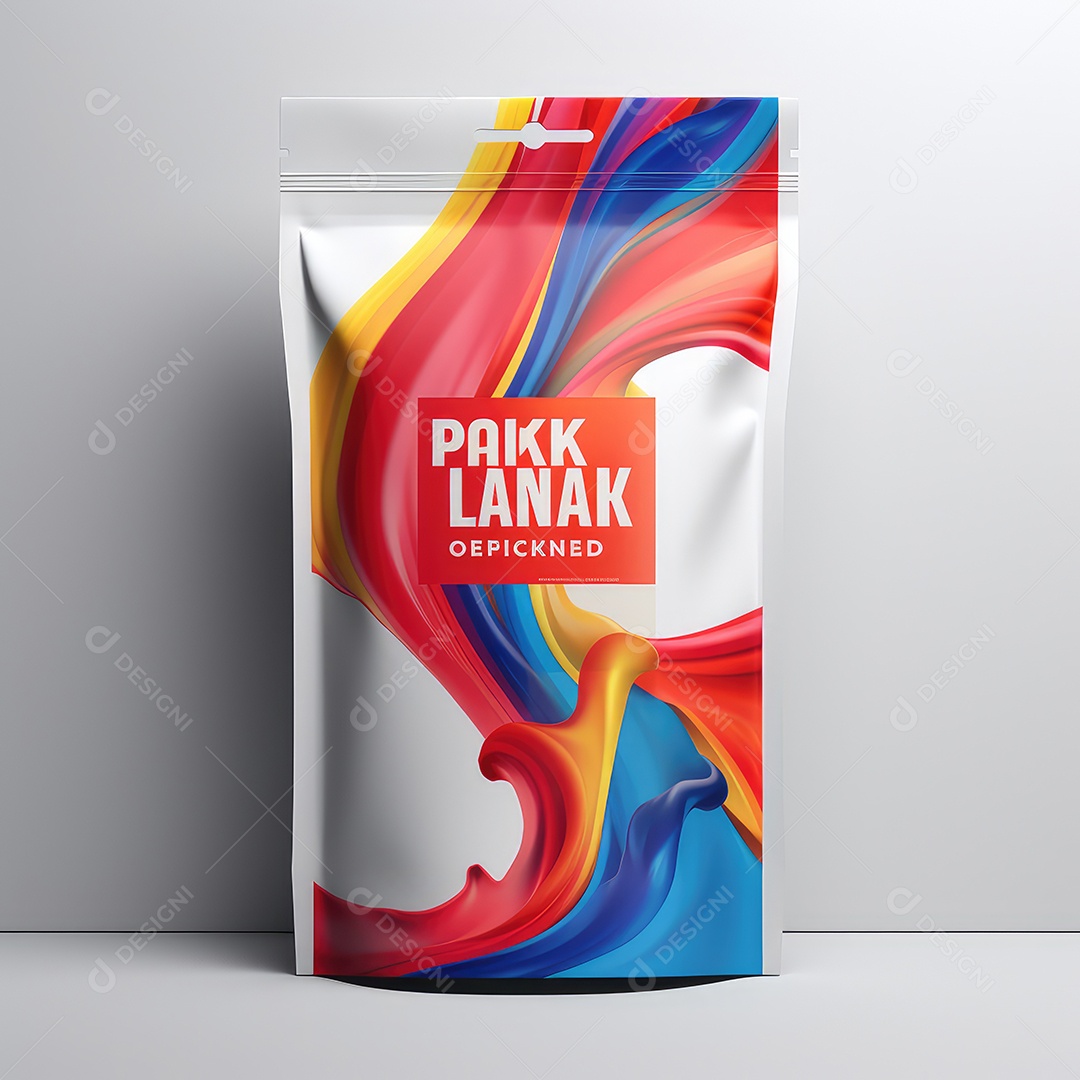 Caixas de embalagem em branco - maquete aberta e fechada, isolada em fundo branco. IA generativa.