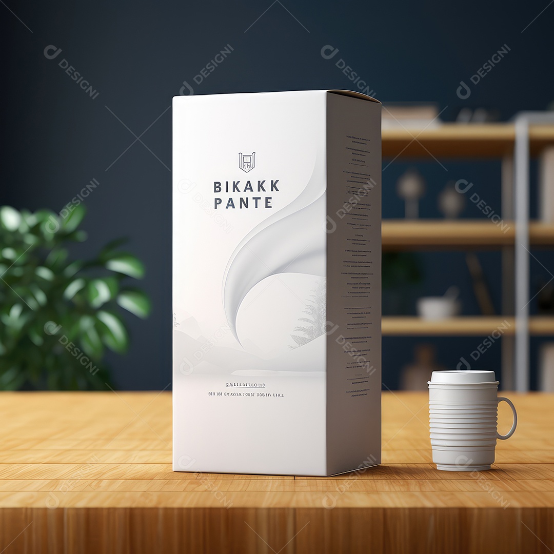 Caixas de embalagem em branco - maquete aberta e fechada, isolada em fundo branco. IA generativa.