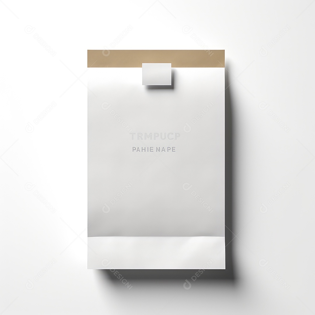 Caixas de embalagem em branco - maquete aberta e fechada, isolada em fundo branco. IA generativa.