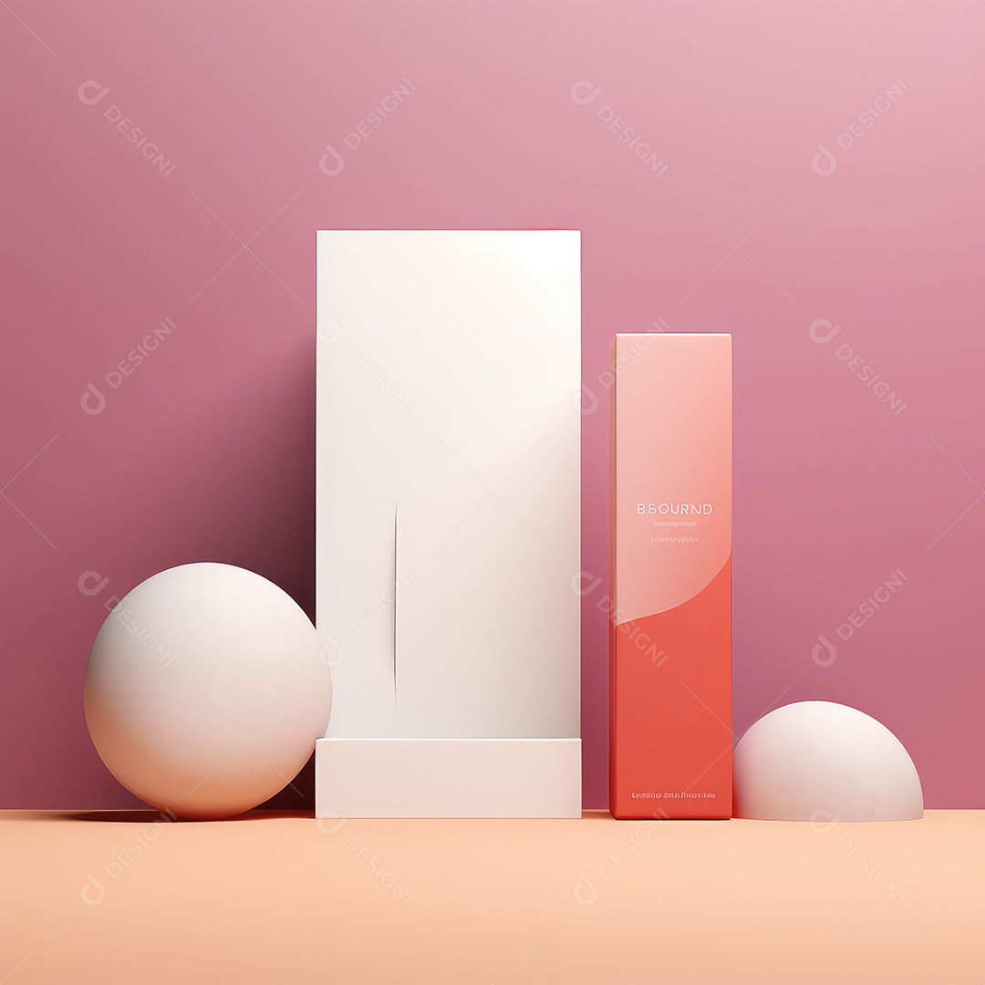 Caixas de embalagem em branco - maquete aberta e fechada, isolada em fundo branco. IA generativa.