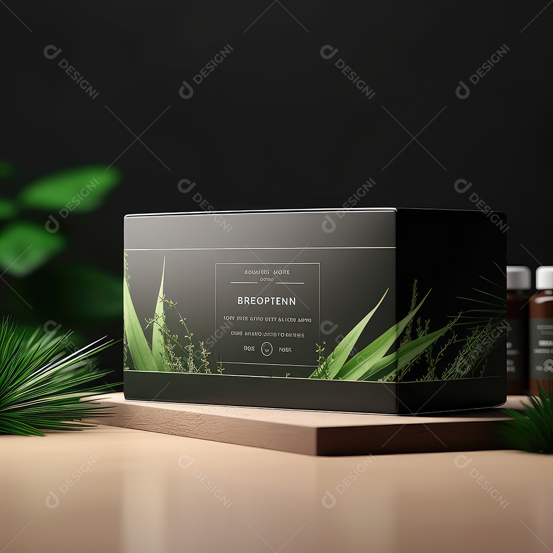 Caixas de embalagem em branco - maquete aberta e fechada, isolada em fundo branco. IA generativa.