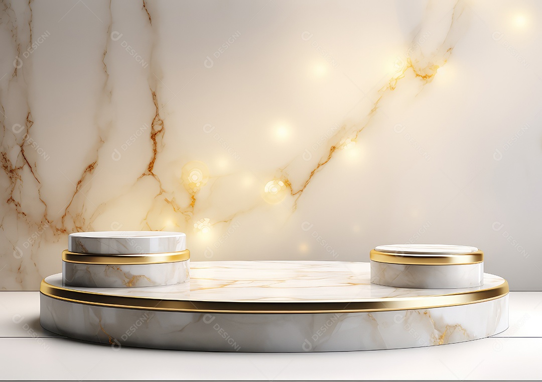 Fundo para produtos cosméticos de cor cinza natural. Pódio de pedra sobre um fundo cinza. IA Gerativa