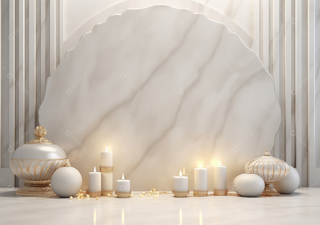 Fundo para produtos cosméticos de cor cinza natural. Pódio de pedra sobre um fundo cinza. IA Gerativa