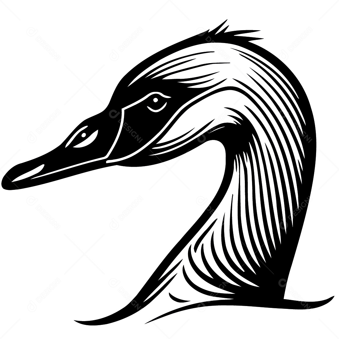 Pato Desenho Vetor EPS