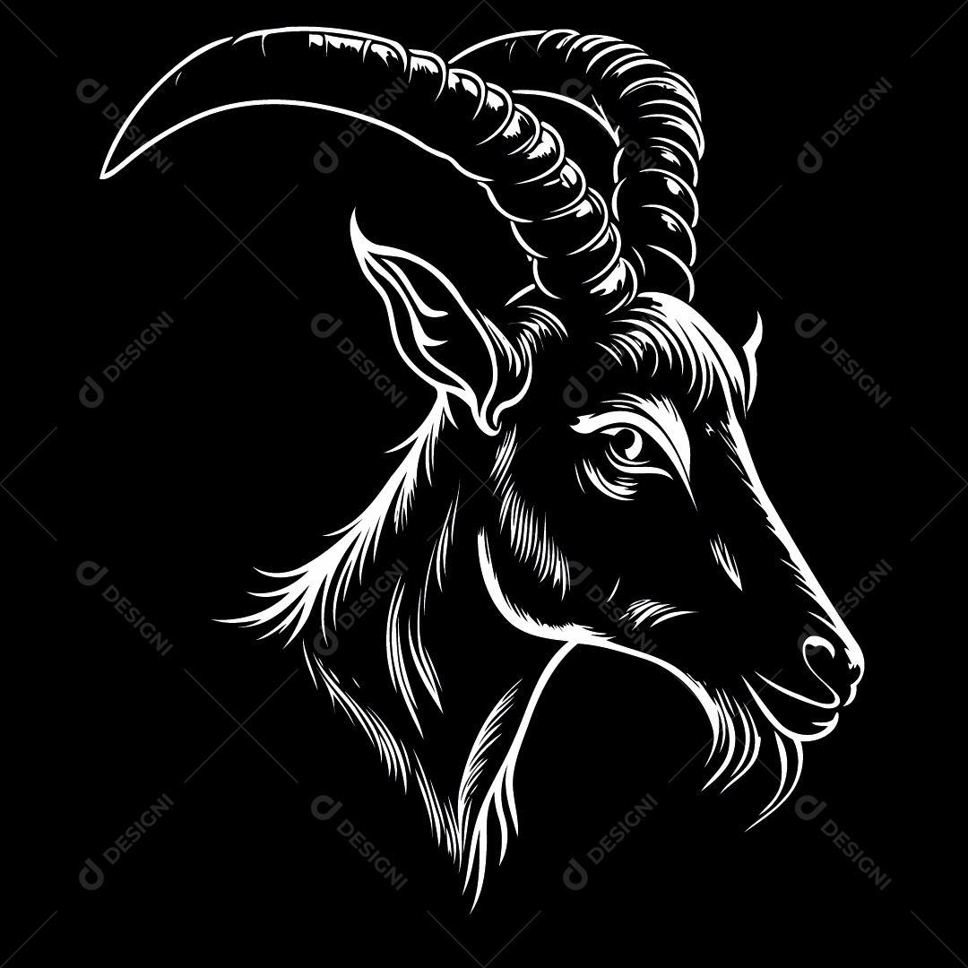 Cabra Desenho Vetor EPS