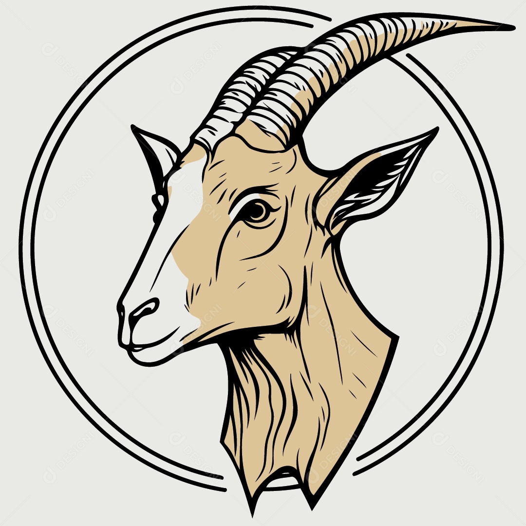 Cabra Desenho Vetor EPS