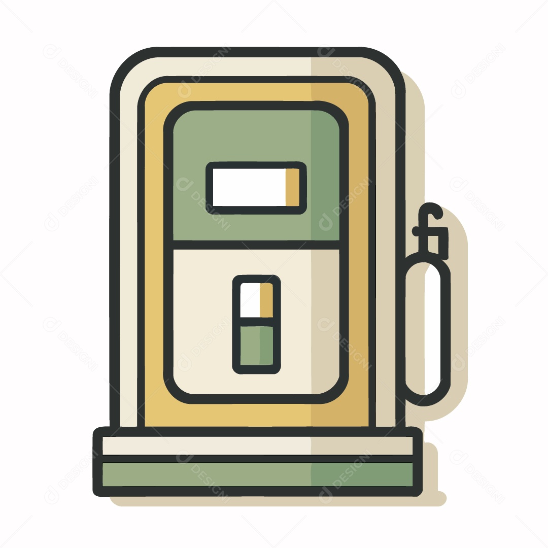 Bomba de Combustível Ilustração Vetor EPS