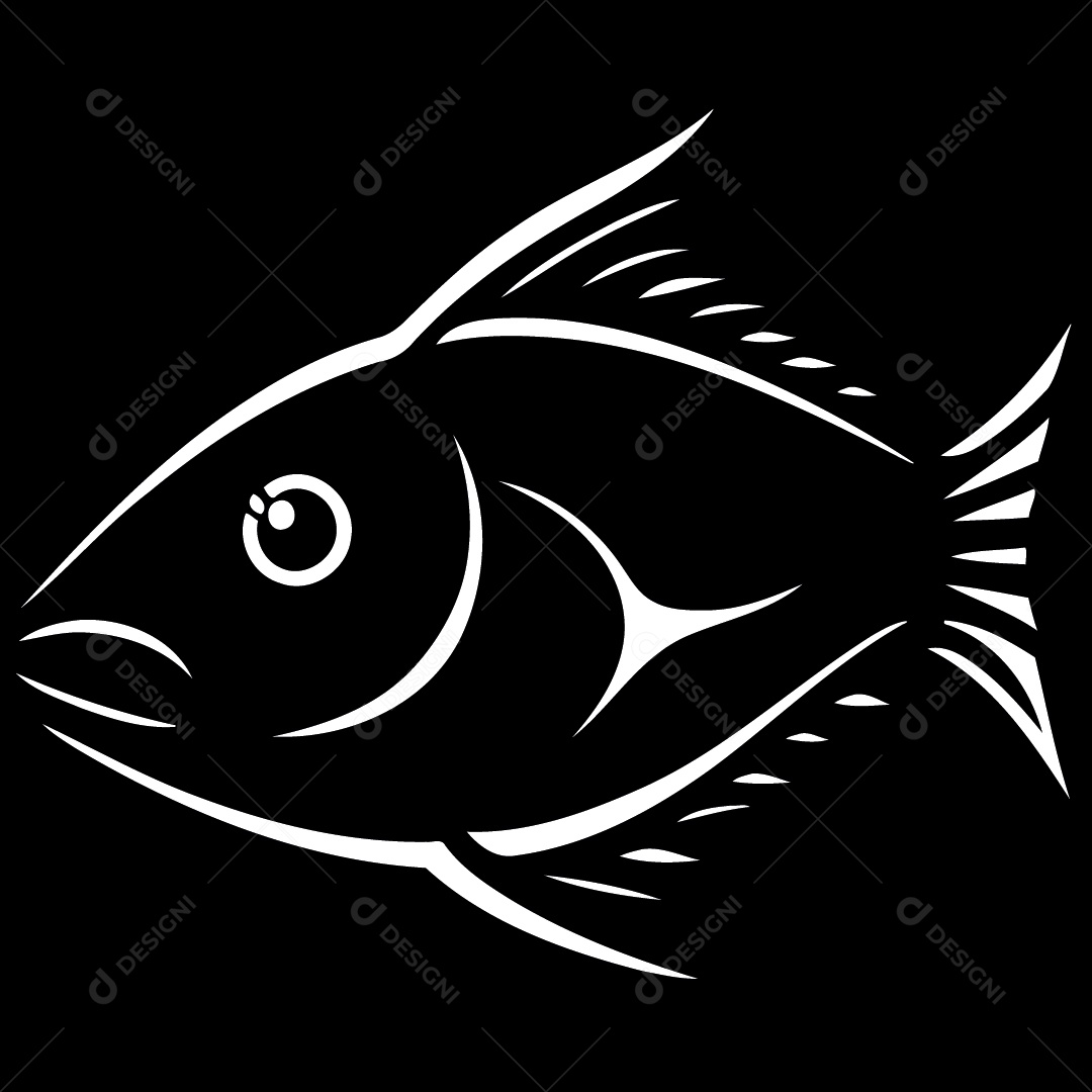 Peixe Desenho Vetor EPS