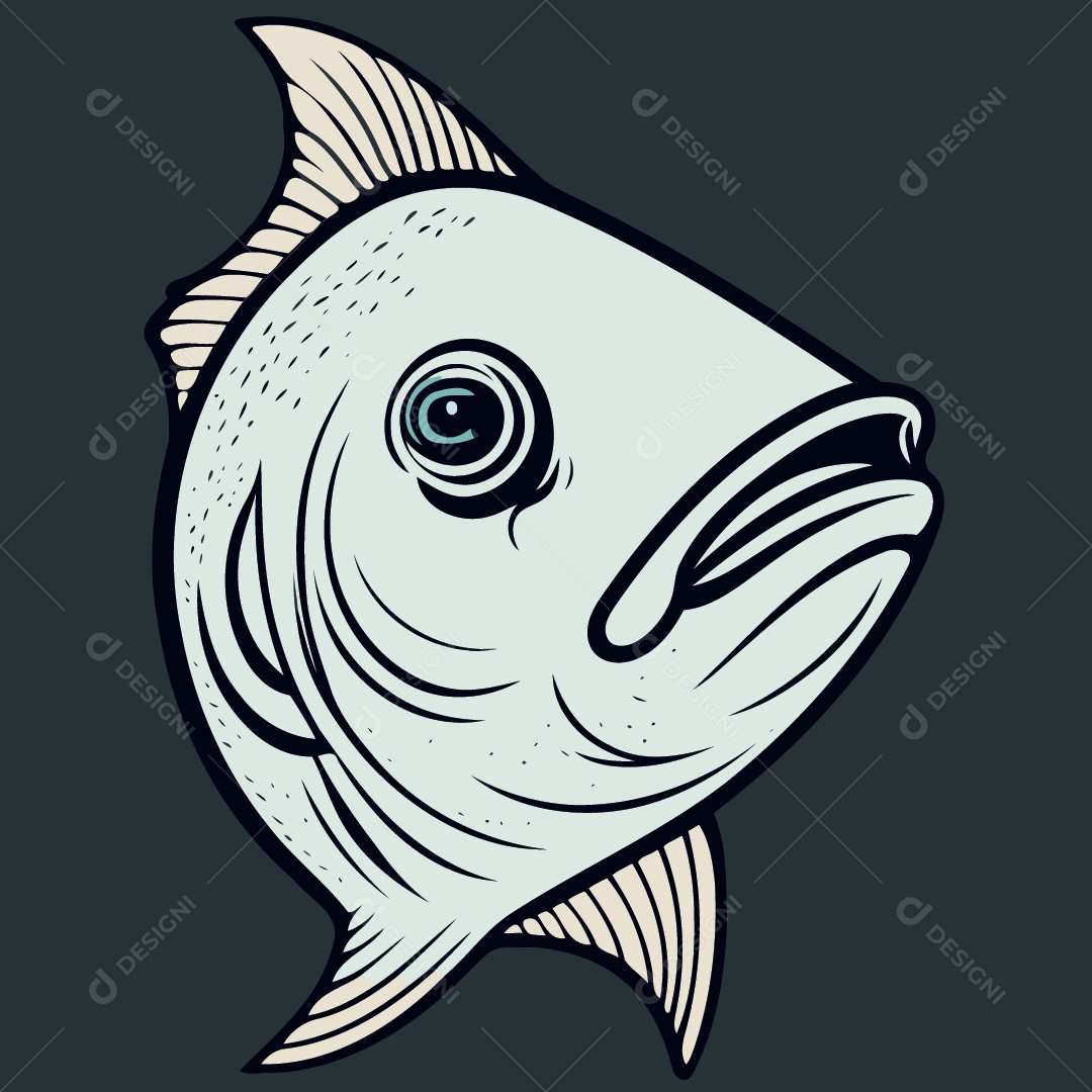 Peixe Desenho Vetor EPS