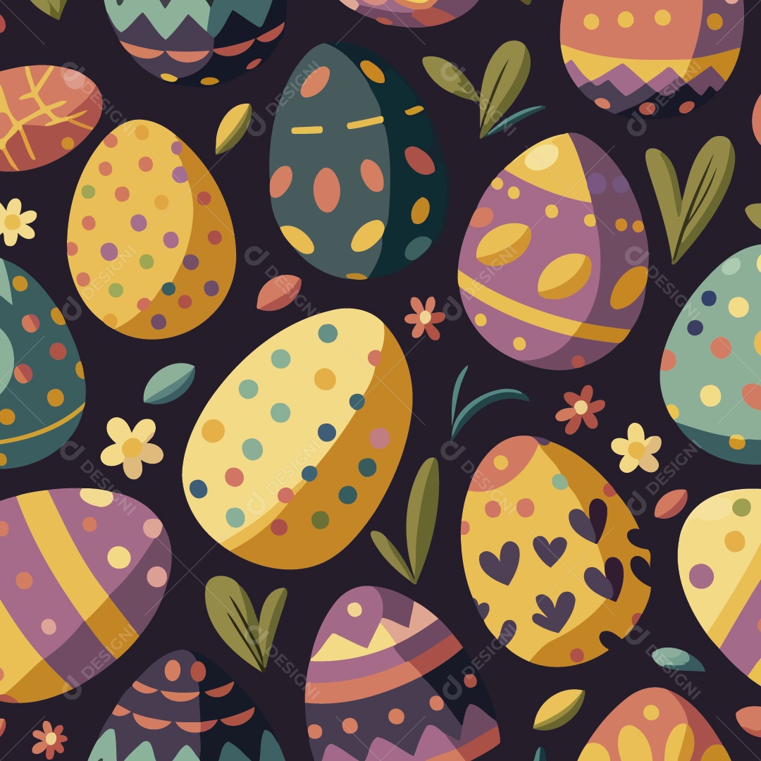 Ovo de Páscoa Ilustração Vetor EPS