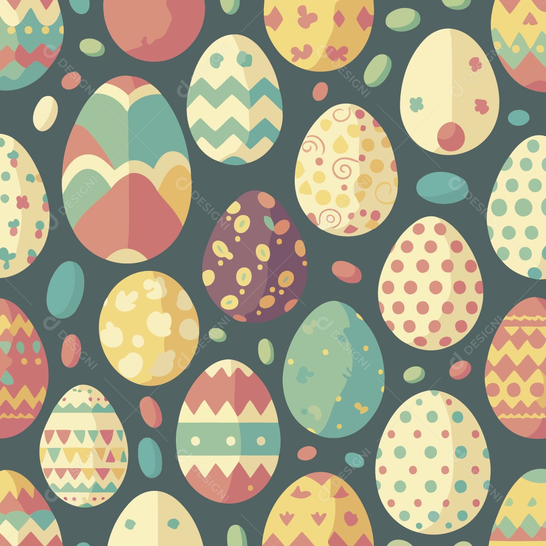 Ovo de Páscoa Ilustração Vetor EPS