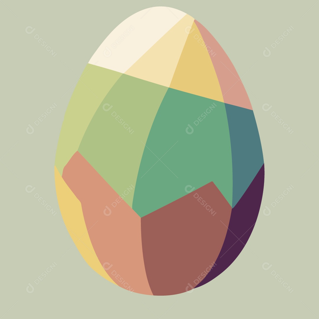 Ovo de Páscoa Ilustração Vetor EPS