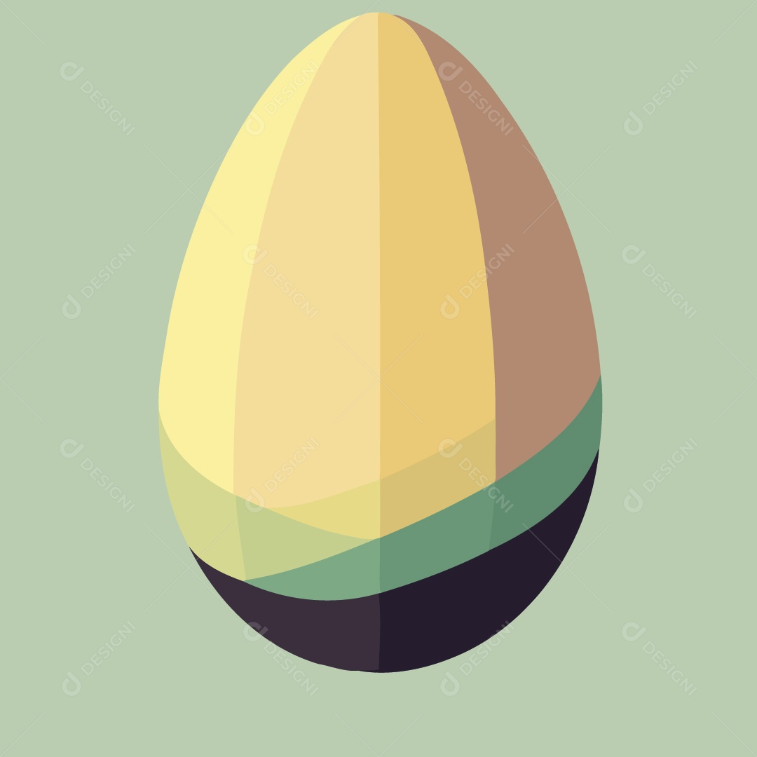 Ovo de Páscoa Ilustração Vetor EPS