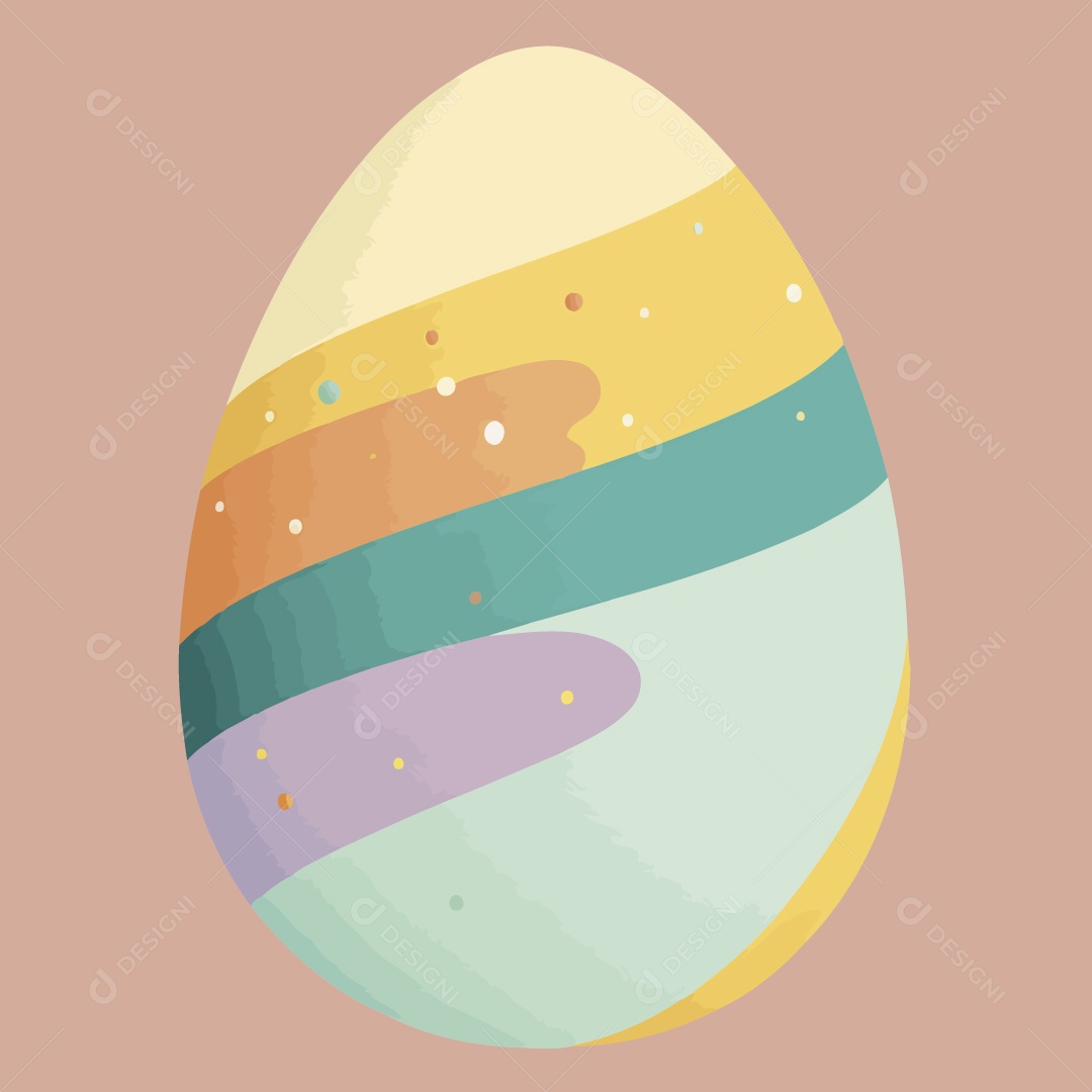 Ovo de Páscoa Ilustração Vetor EPS