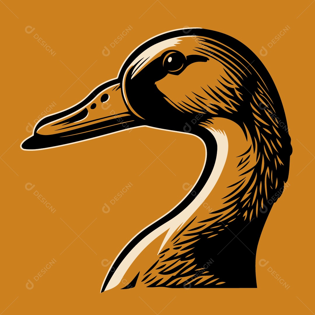 Pato Ilustração Vetor EPS