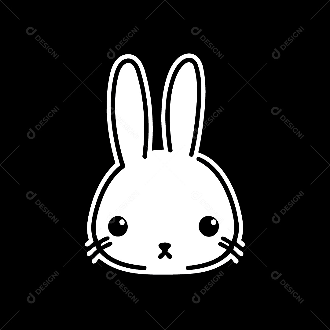 Coelho Desenho Vetor EPS