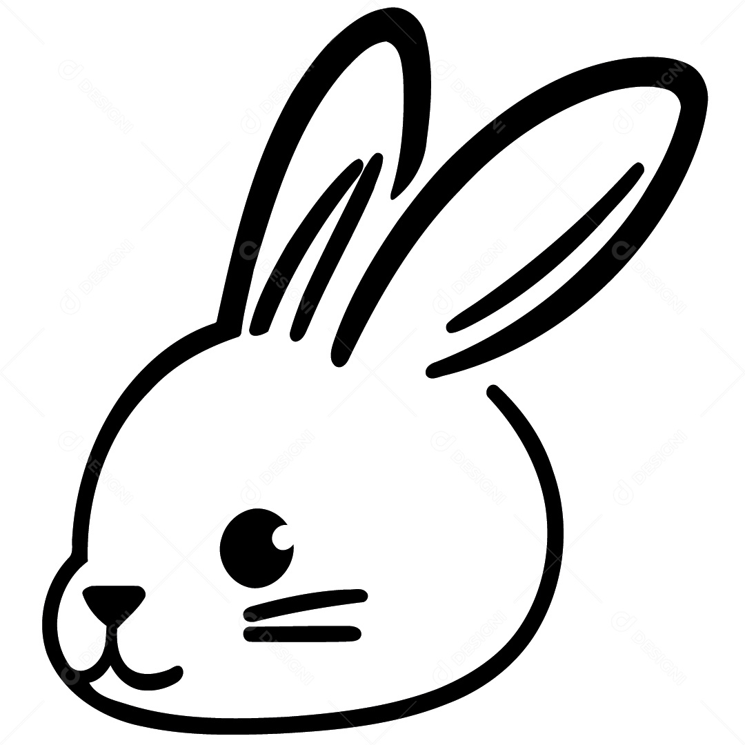 Coelho Desenho Vetor EPS