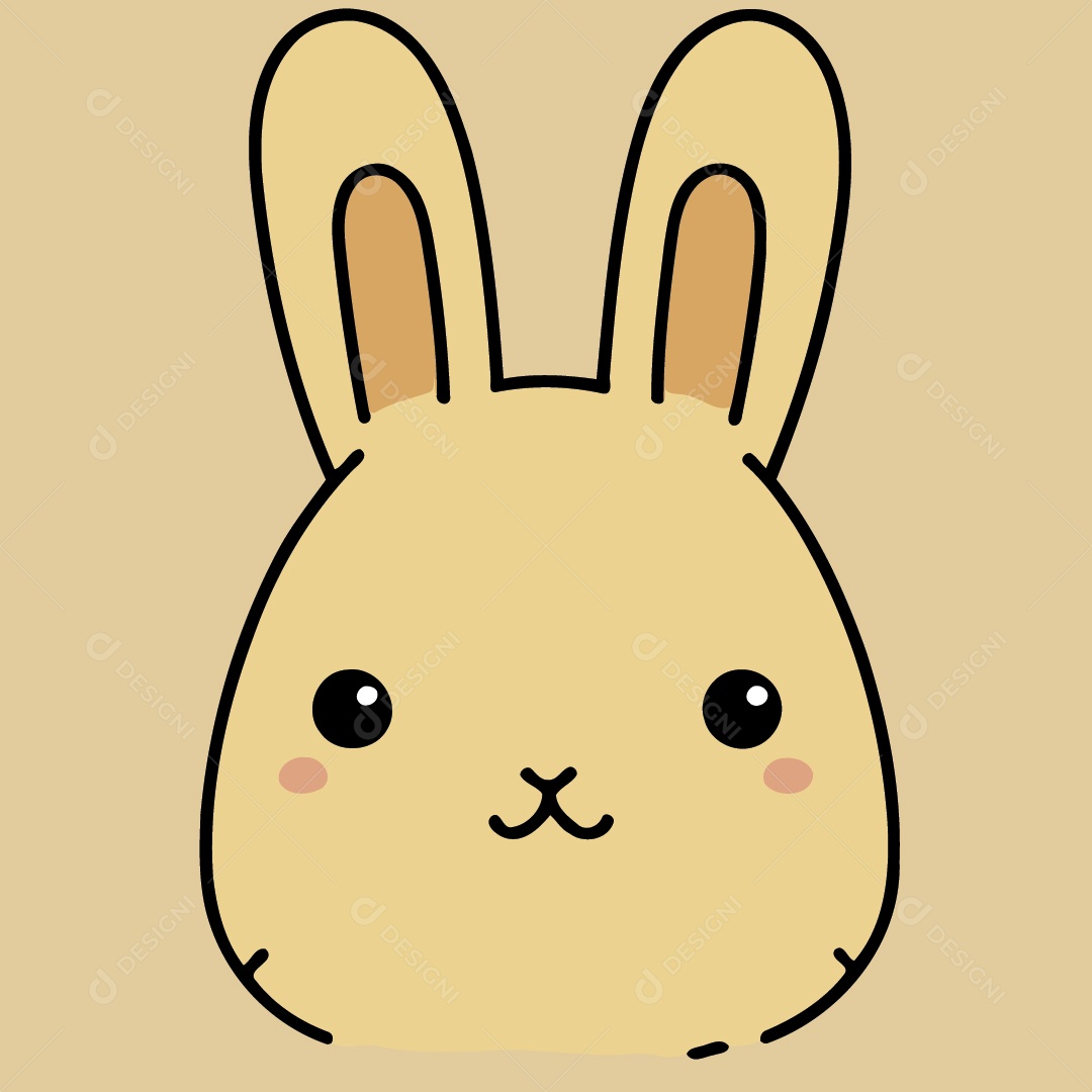 Coelho Desenho Vetor EPS