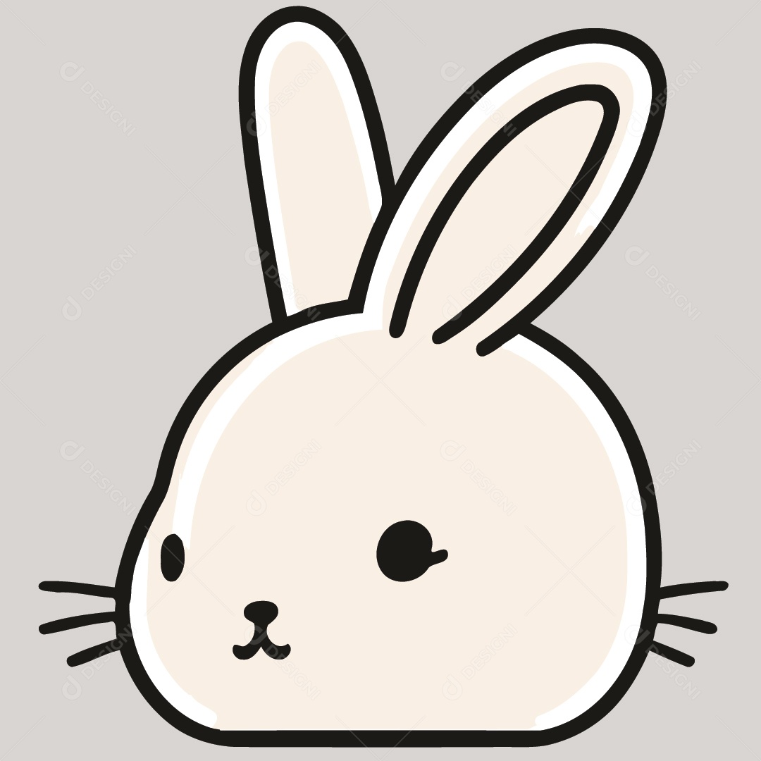 Coelho Desenho Vetor EPS