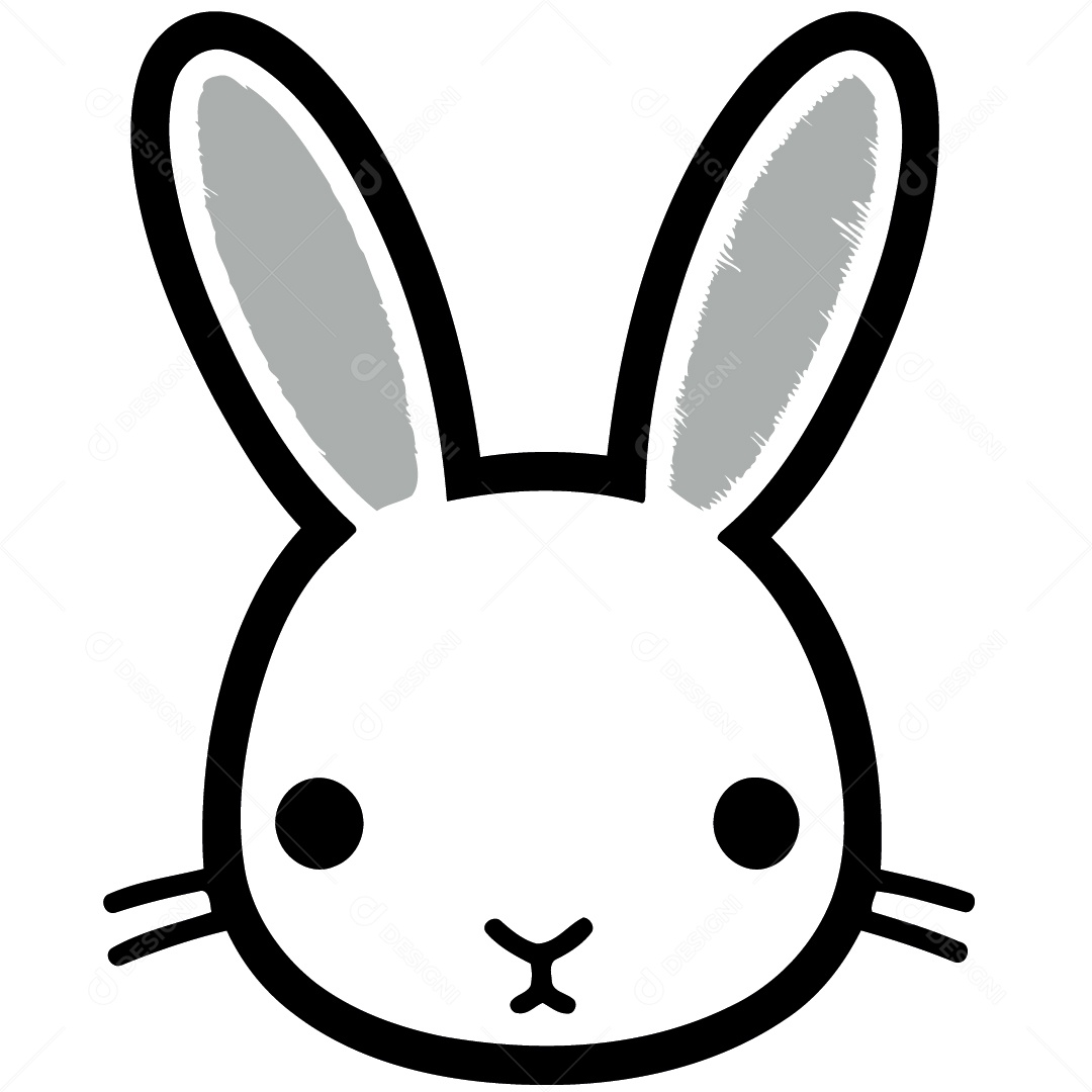 Coelho Desenho Vetor EPS