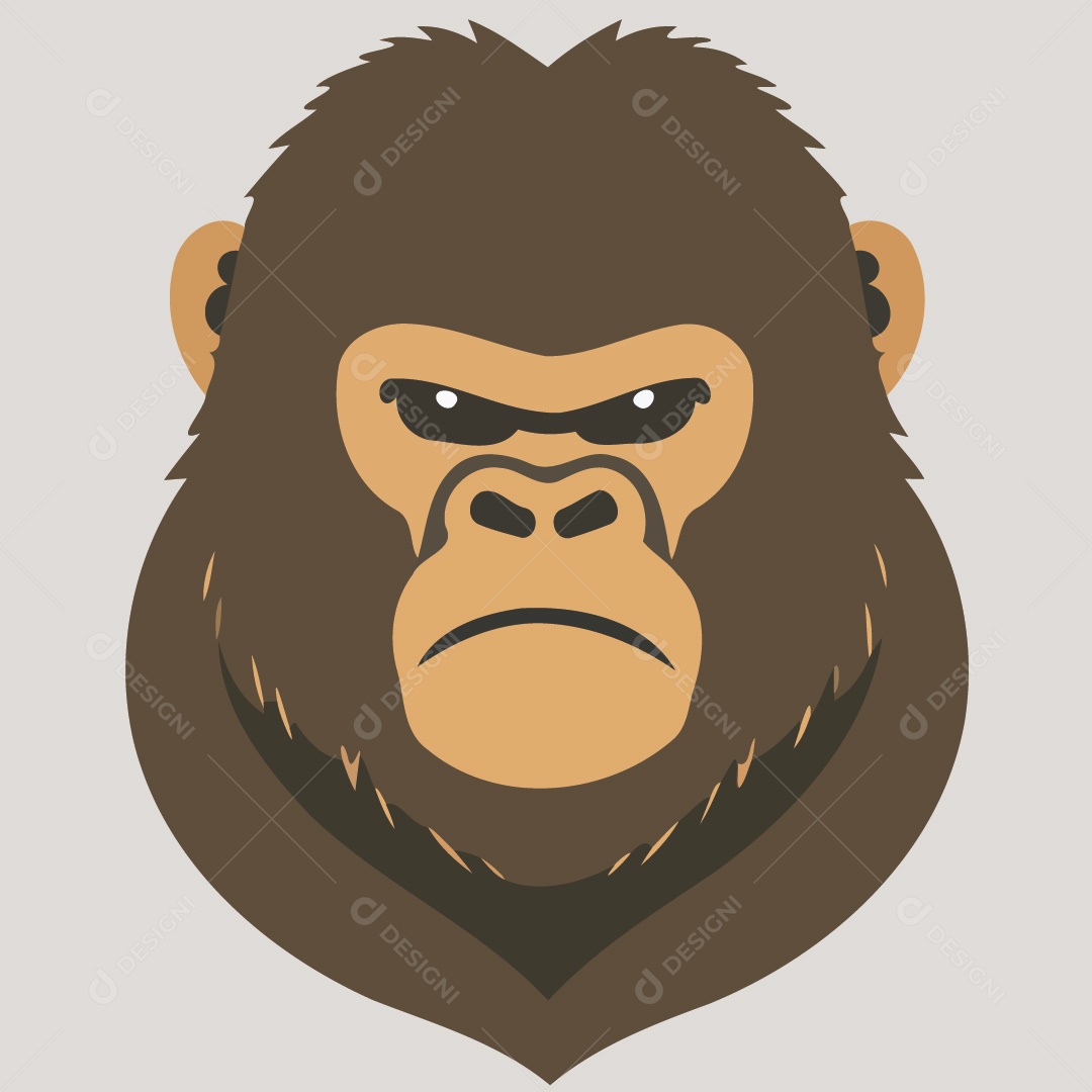 Gorila Ilustração Vetor EPS