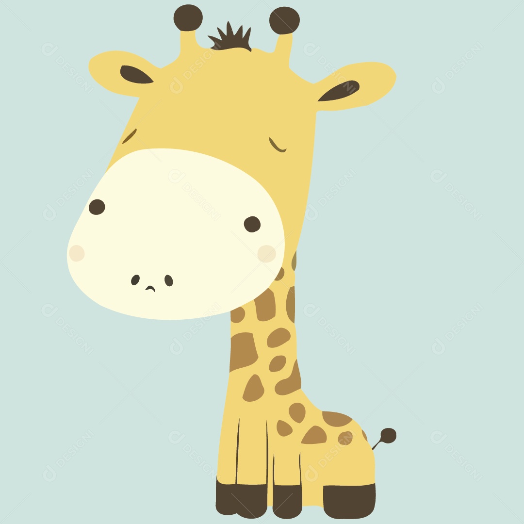 Girafa Ilustração Vetor EPS