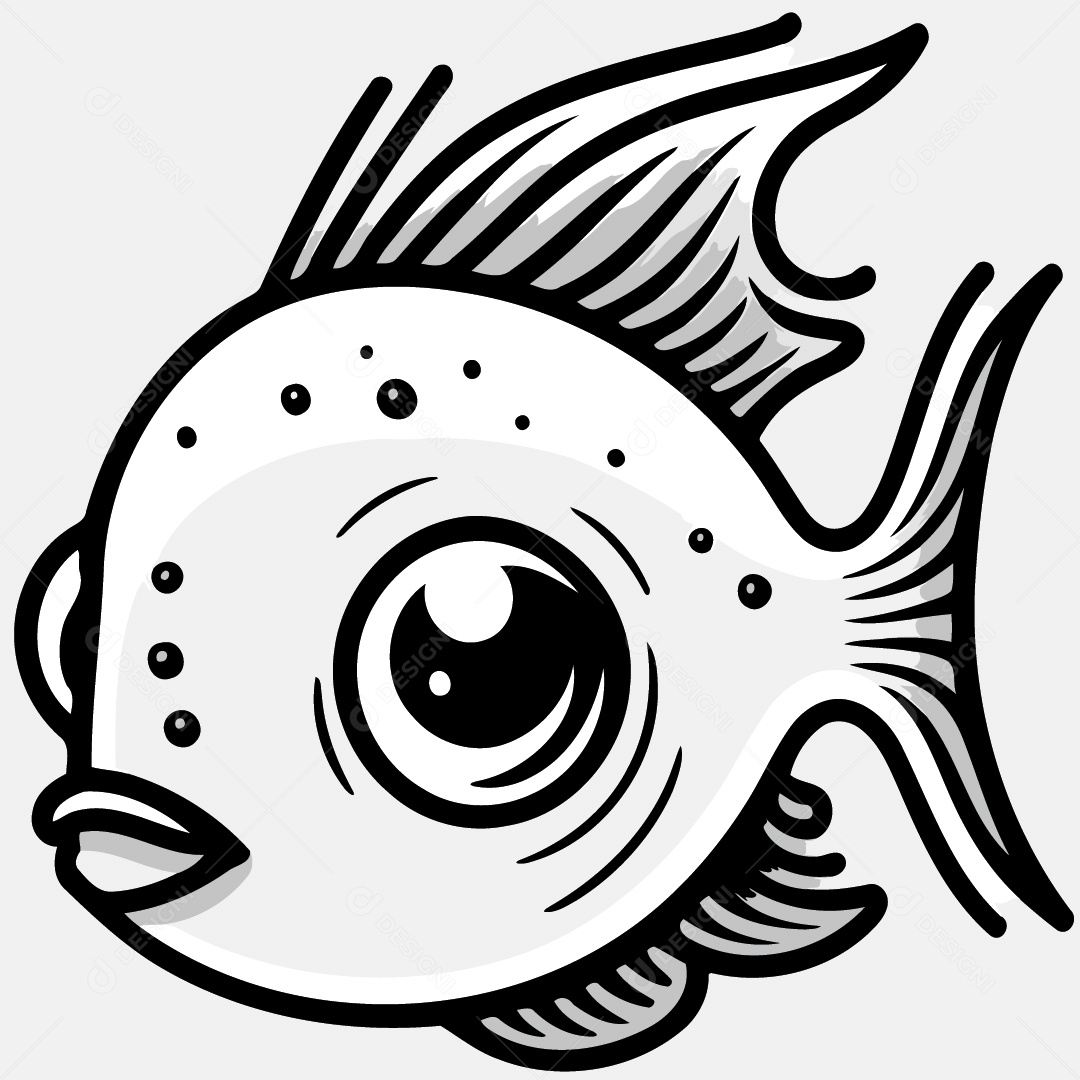 Peixe Ilustração Vetor EPS