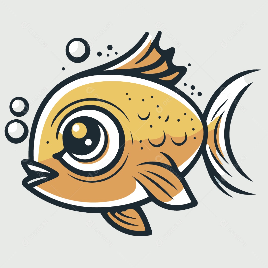 Peixe Ilustração Vetor EPS