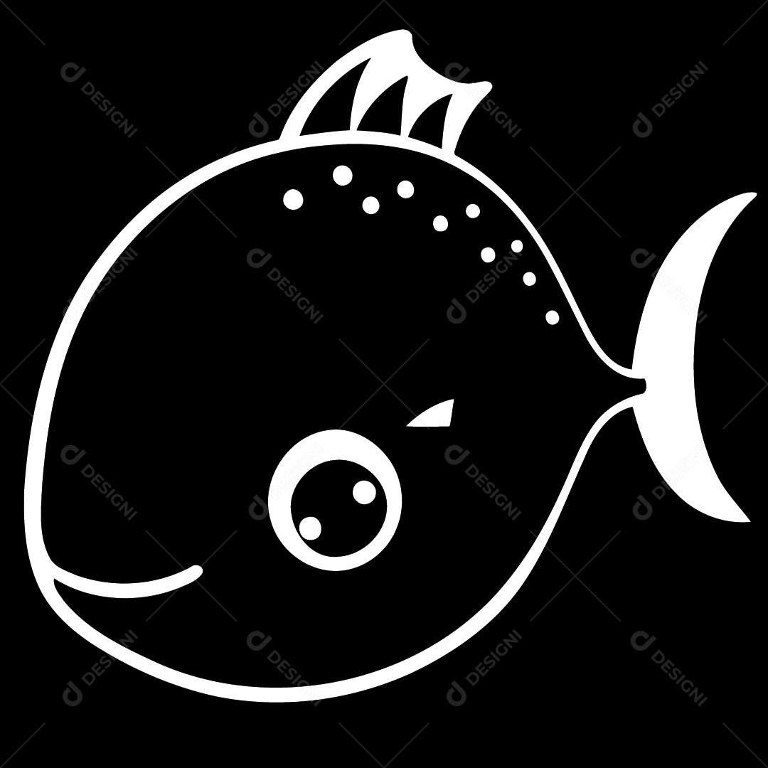 Peixe Ilustração Vetor EPS