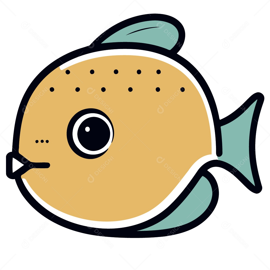 Peixe Ilustração Vetor EPS
