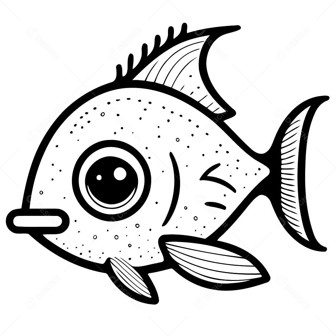 Peixe Ilustração Vetor EPS