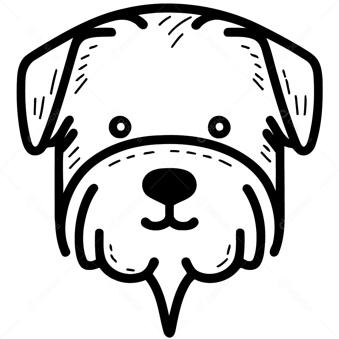 Cachorro Desenho Vetor EPS