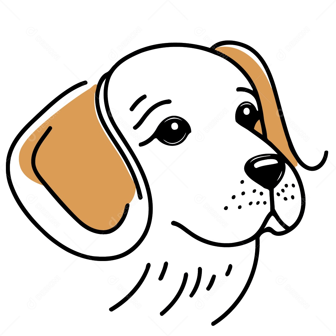 Cachorro Desenho Vetor EPS