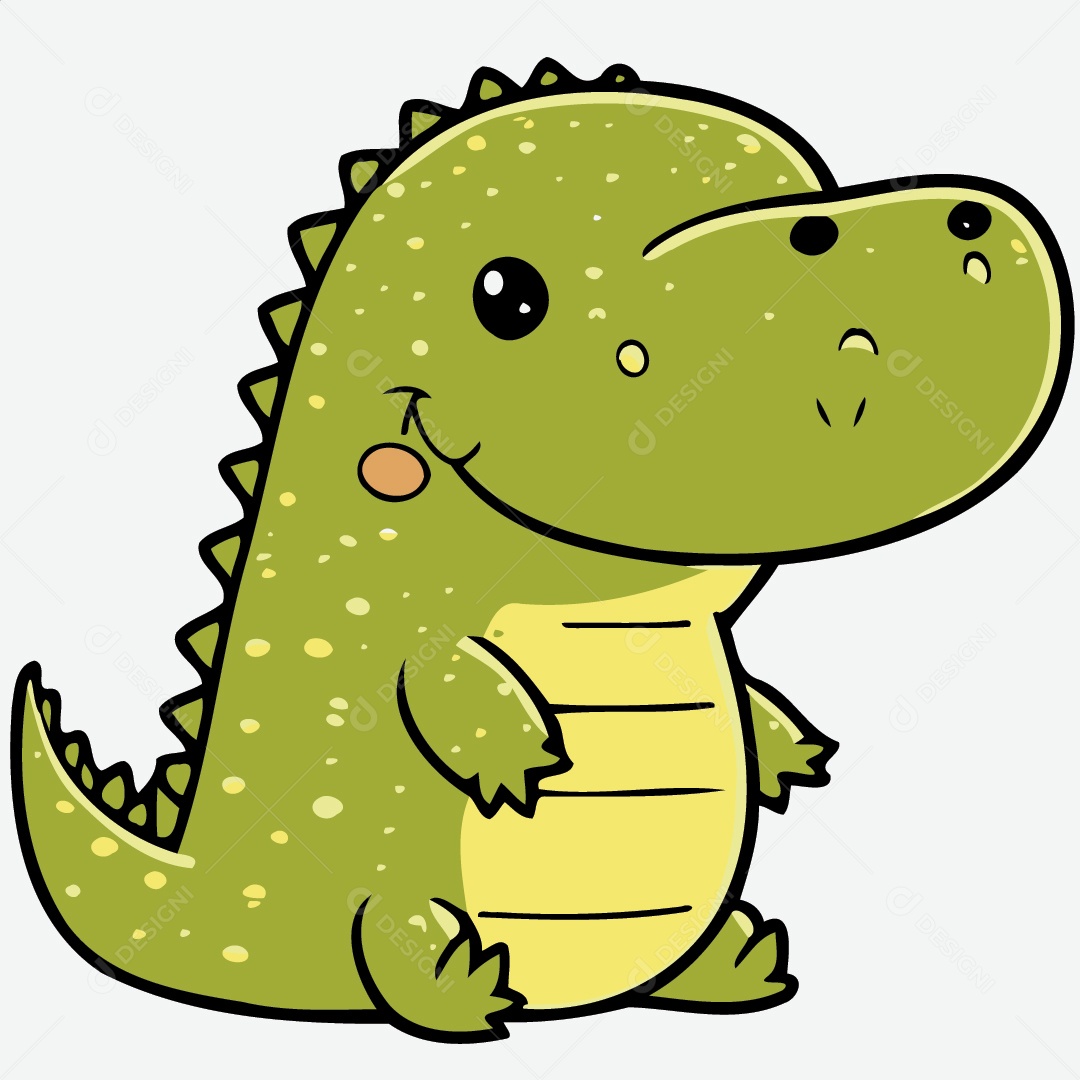 Jacaré Ilustração Vetor EPS