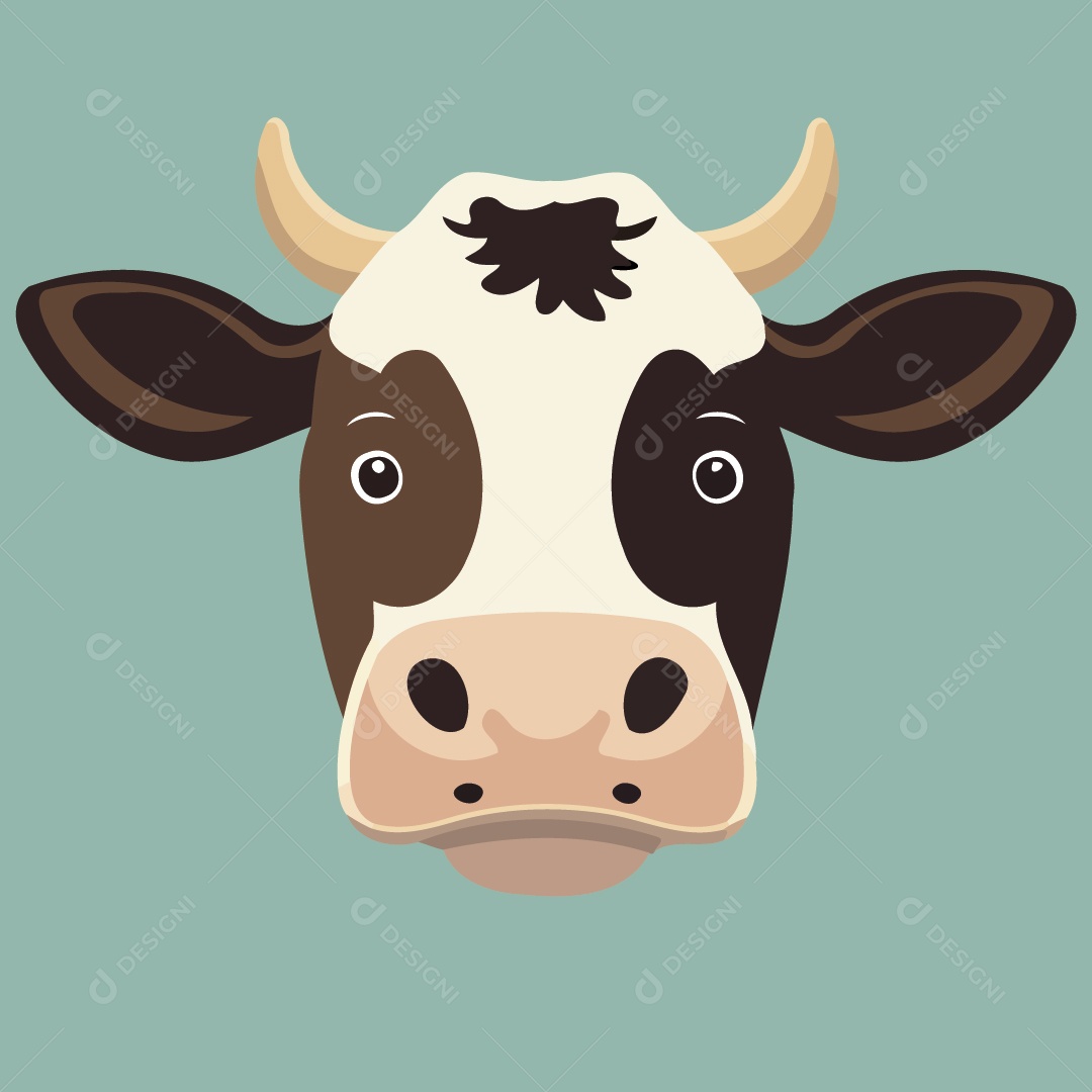 Vaca Ilustração Vetor EPS